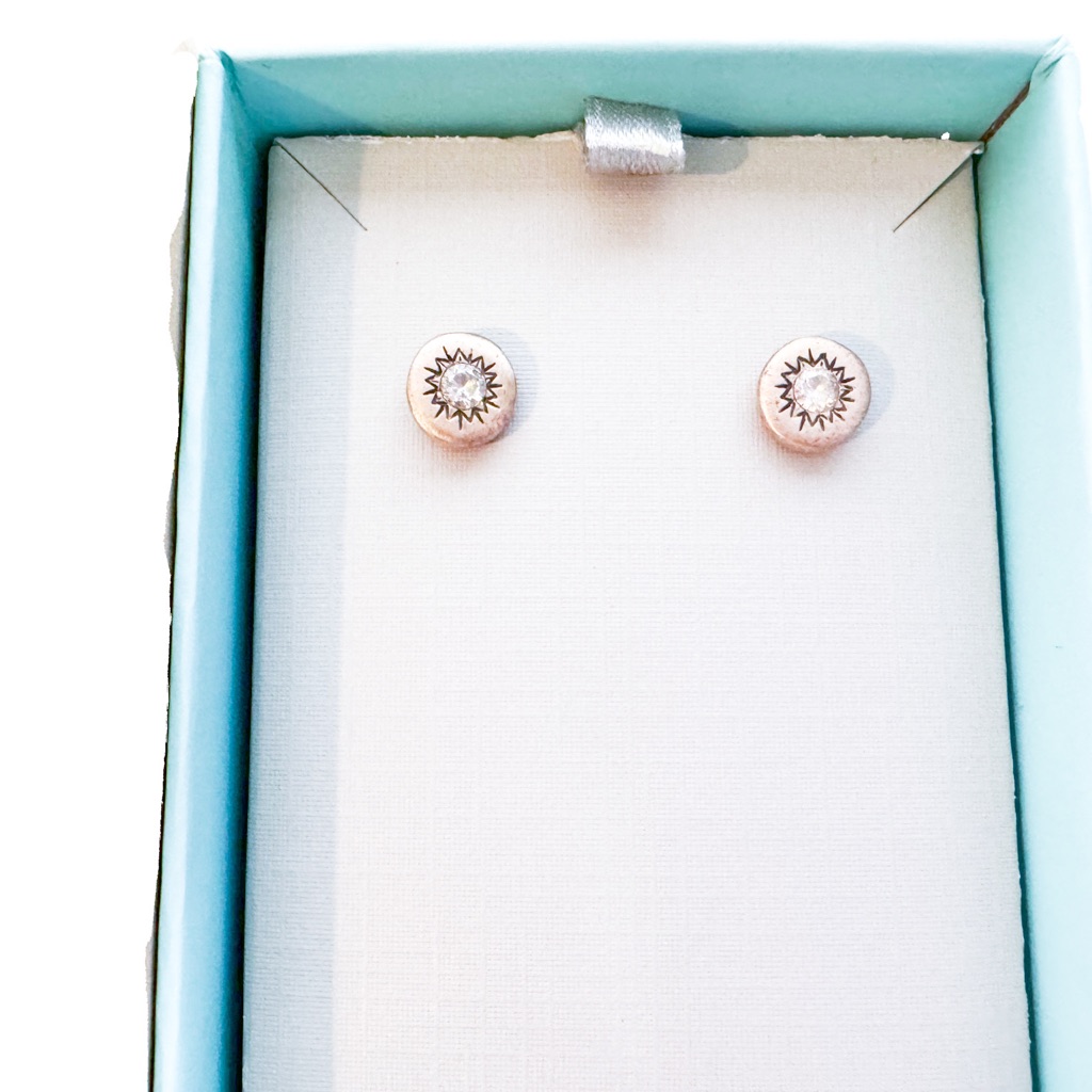 Host Picklisa Leonard Sunburst Stud Earrings {14k Solid Gold}